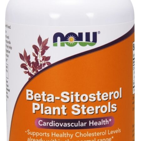 Bouteille de compléments Beta-Sitostérol pour la santé cardiaque.