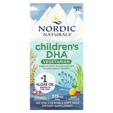 Complément alimentaire DHA végétarien pour enfants, Nordic Naturals.