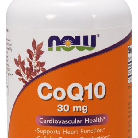 Pot de complément CoQ10 pour la santé cardiaque.
