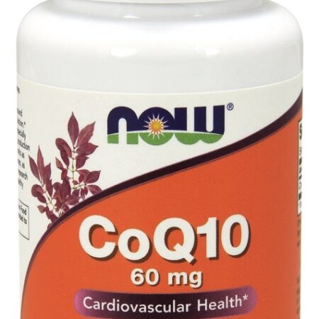 Flacon de complément alimentaire CoQ10, santé cardiaque.