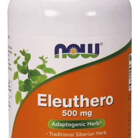 Pot de complément Eleuthero, 500 mg, 250 capsules.