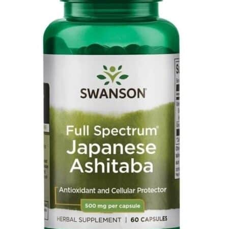 Flacon Swanson Ashitaba japonais, complément antioxydant.