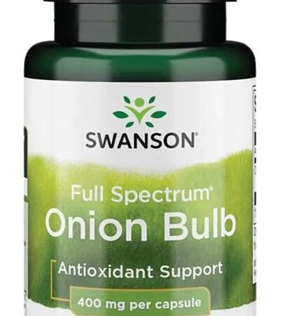Complément alimentaire Swanson à base d'oignon, antioxydant.