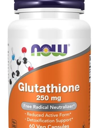 Bouteille de Glutathione 250 mg, supplément alimentaire végétalien.