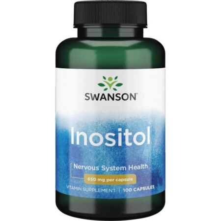 Flacon Inositol Swanson, complément pour le système nerveux.