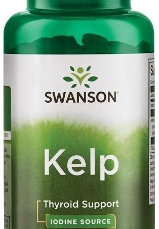 Flacon Swanson Kelp complément iodé pour thyroïde