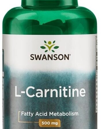 Pot de complément alimentaire L-Carnitine Swanson.