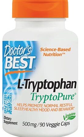 Bouteille de complément alimentaire L-Tryptophane Doctor's Best
