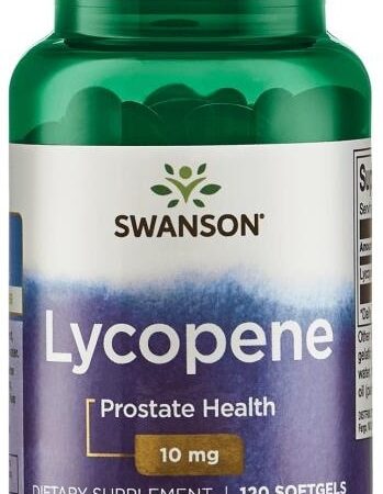 Complément alimentaire Swanson Lycopène pour la santé prostatique.