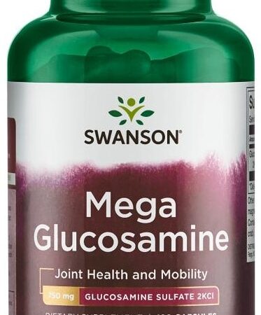 Supplément Mega Glucosamine pour articulations, 120 gélules