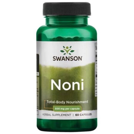 Flacon de supplément naturel Noni, 60 capsules.