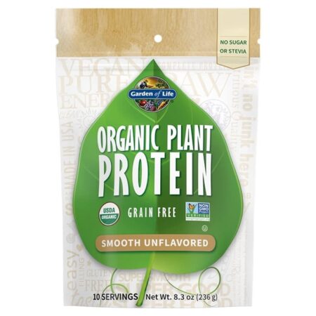 Protéine végétale bio, sans céréales, non sucrée.