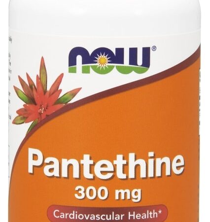 Flacon compléments Pantethine pour santé cardiovasculaire.