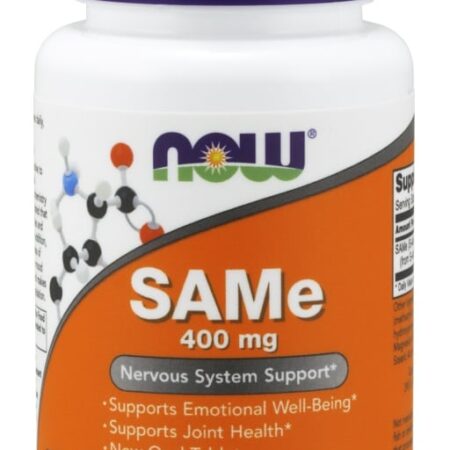 Complément alimentaire SAMe 400 mg, bien-être émotionnel.