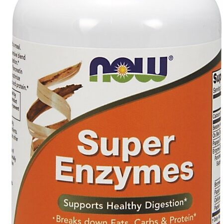 Bouteille complément alimentaire Super Enzymes digestion.
